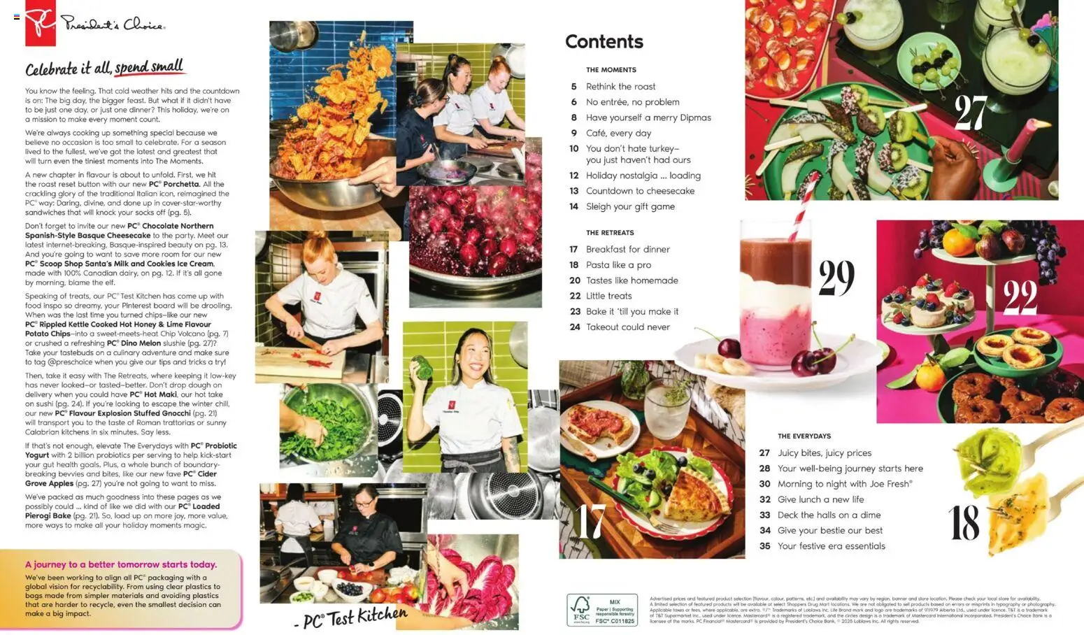 Loblaws flyer valid from 30.10.2025 | Page: 2 | Products: Pasta, Game, Chocolate, Socks