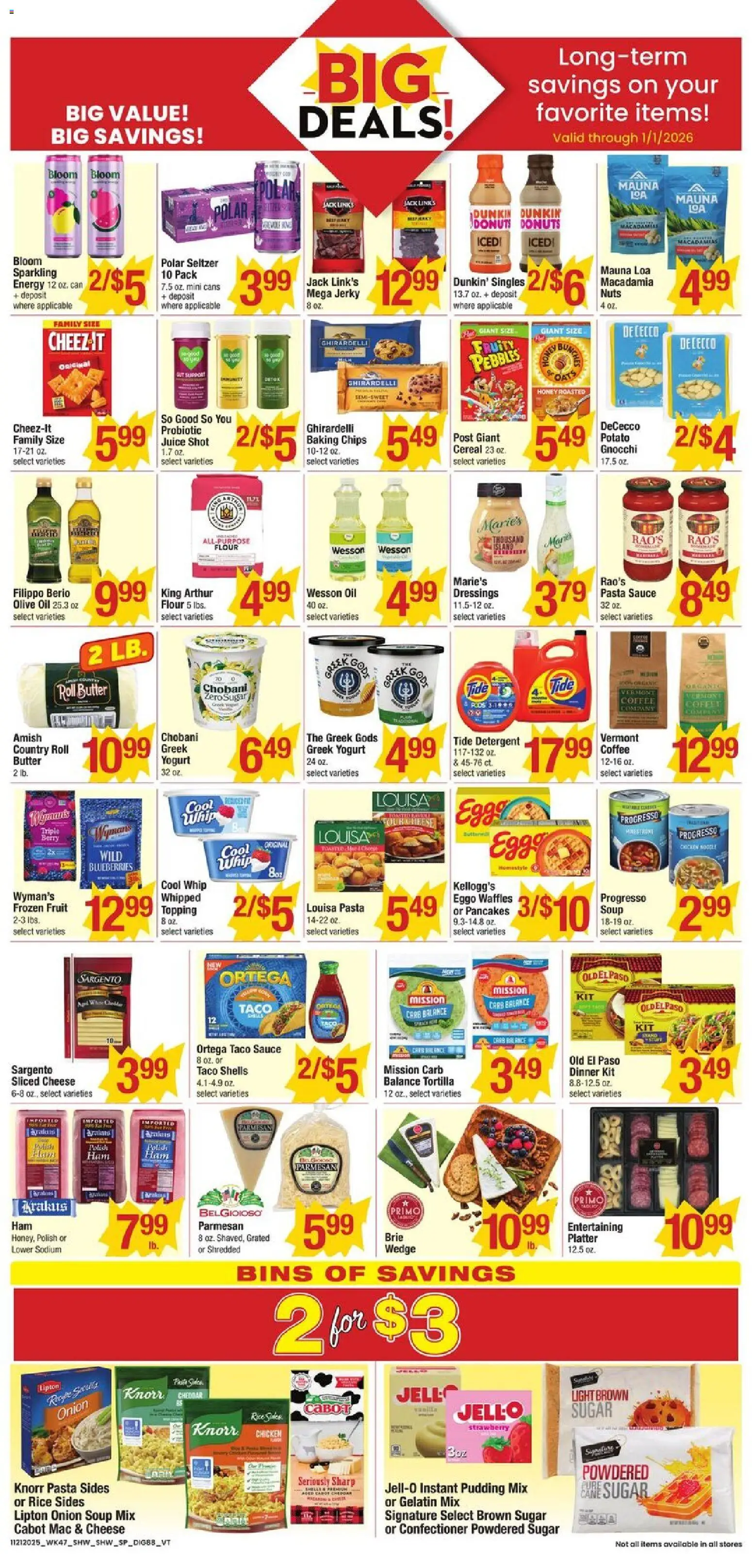 Shaw's Weekly Ad - VT - valid from 21.11.2025 | Page: 10 | Products: Butter, Yogurt, Oil, Chips