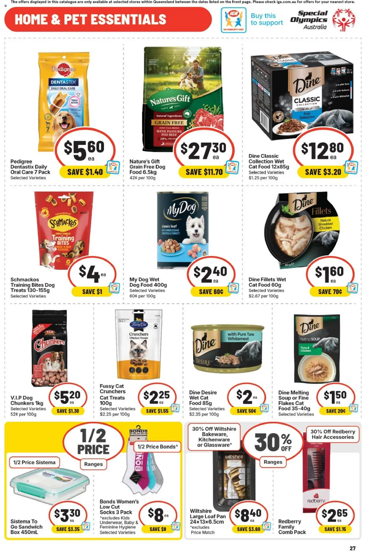 IGA catalogue - valid from 29.04.2026 | Page: 27 | Products: Box, Fish, Socks, Turkey