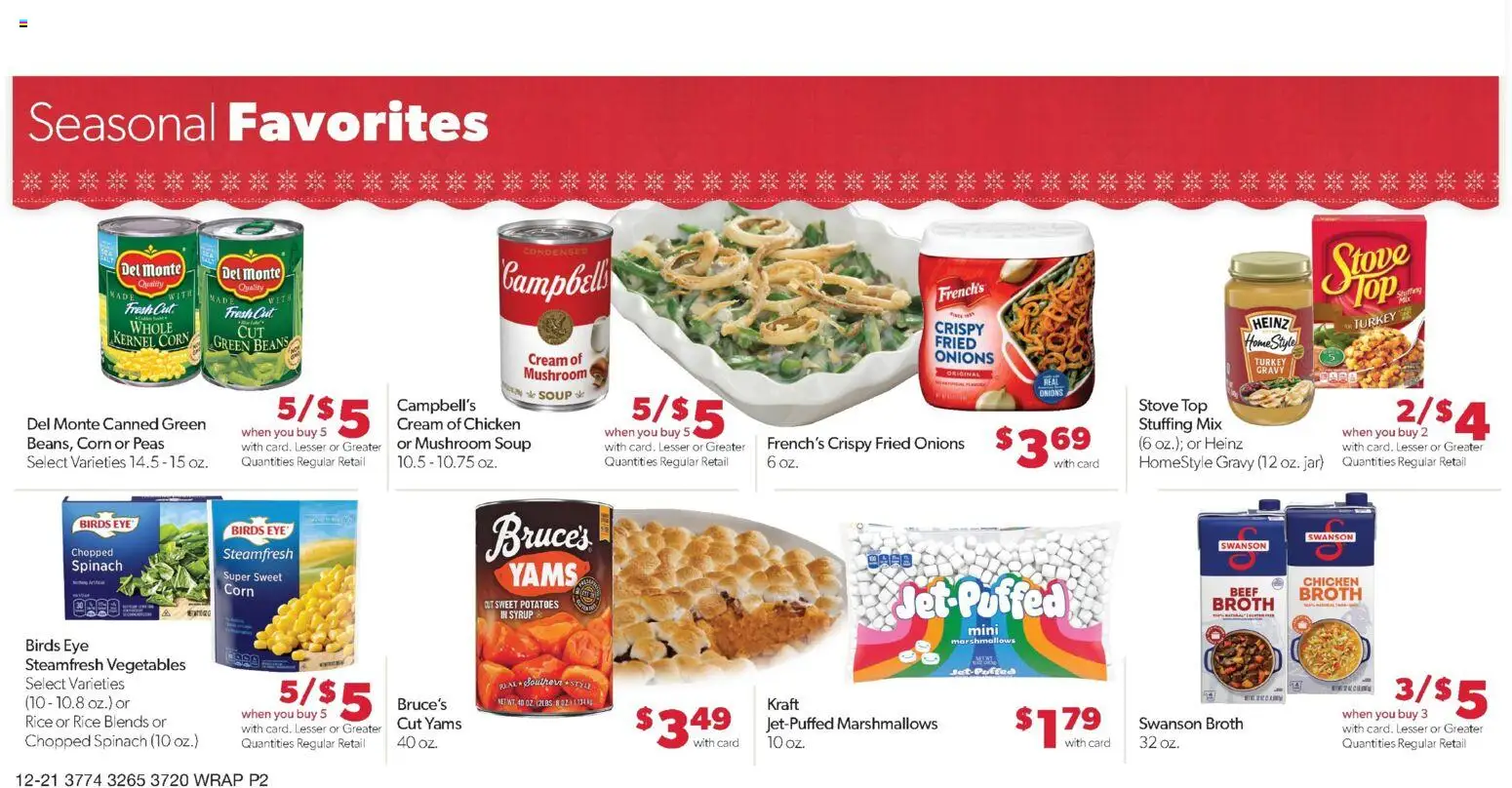 Family Fare Weekly Ad - NE - valid from 21.12.2025 | Page: 3 | Products: Cream, Potatoes, Vegetables, Stove