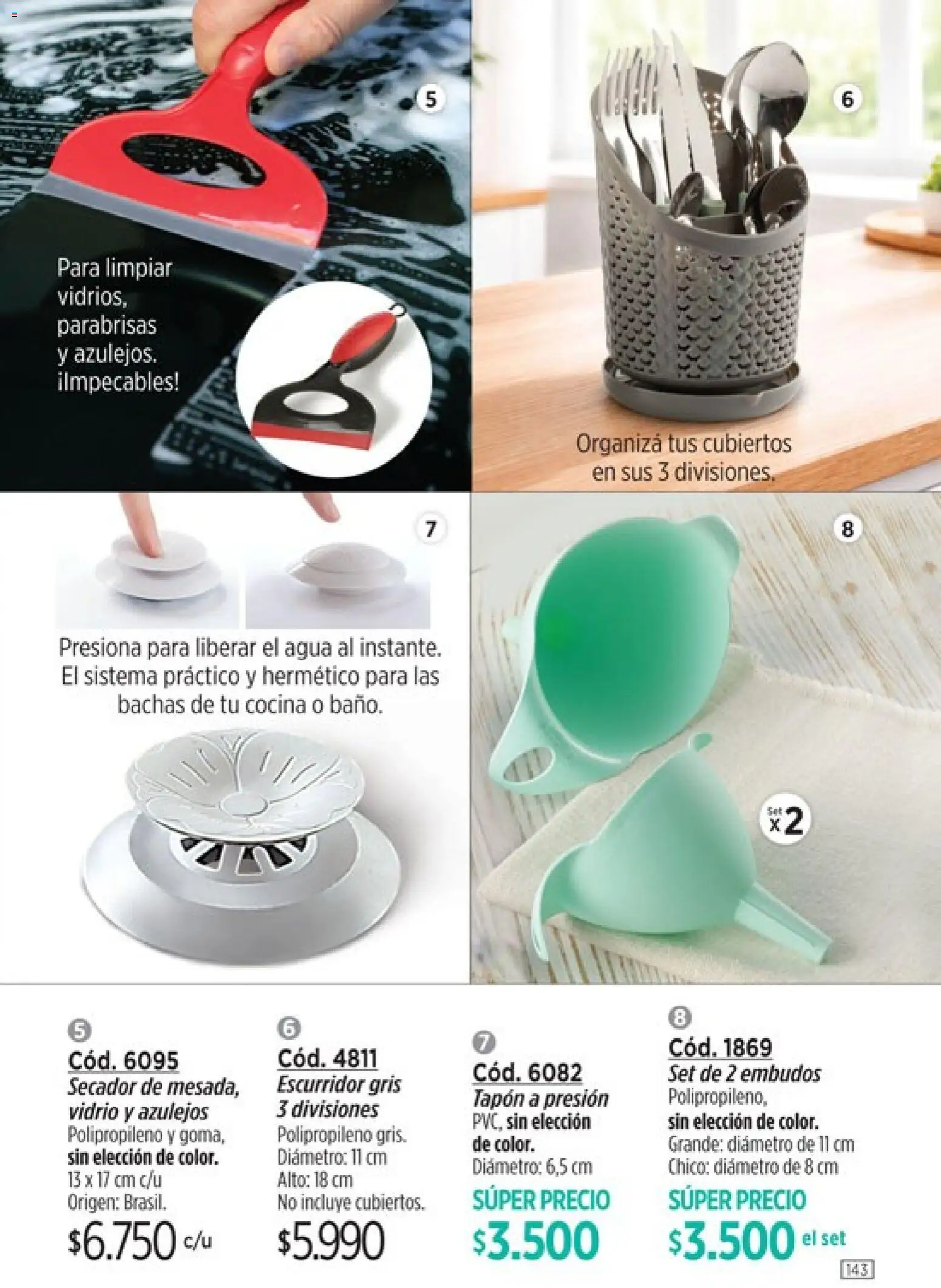 Catálogo Amodil Campaña 6 │ válido desde el 04.03.2026 | Página: 143 | Productos: Cocina, Agua, Escurridor