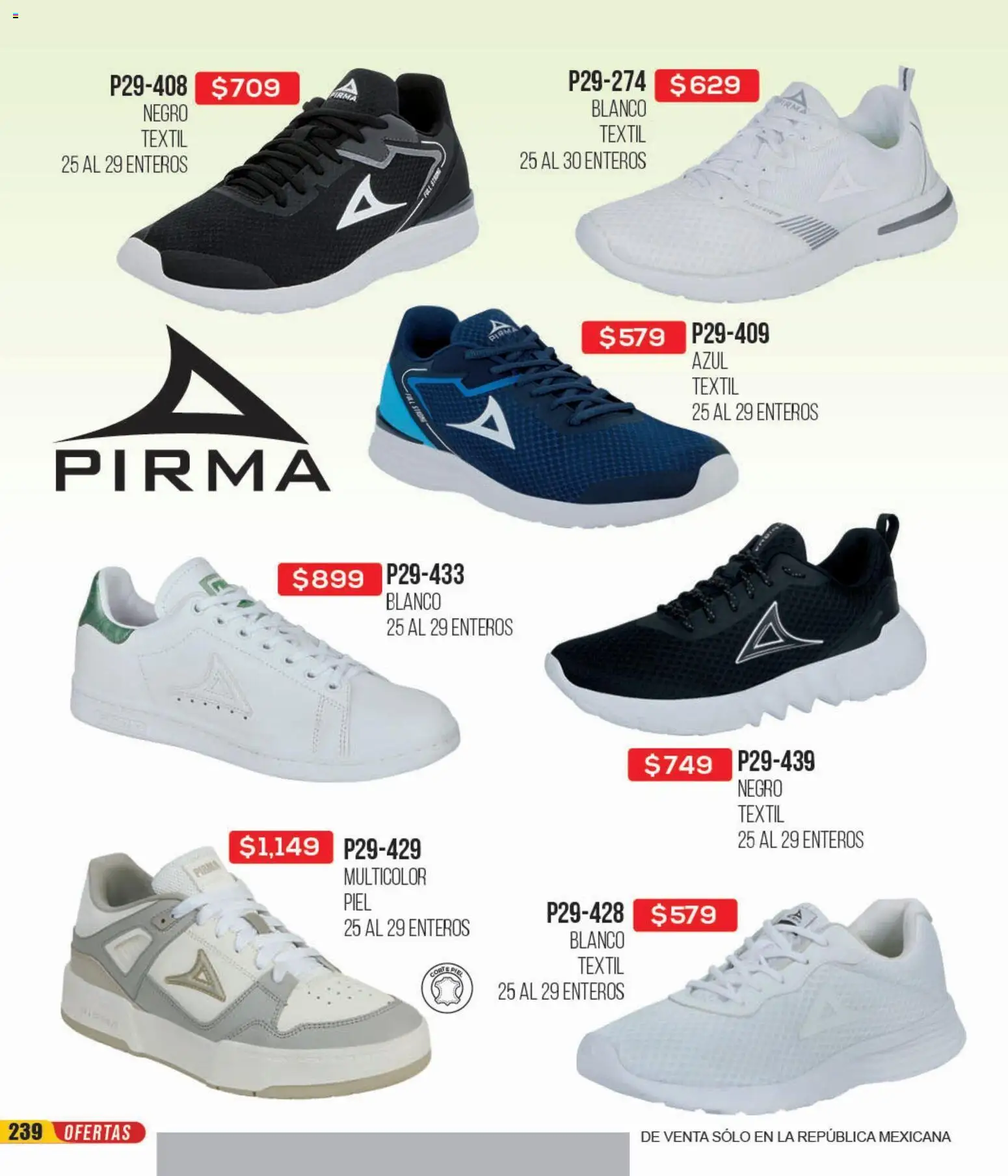 Nuevas ofertas de Cklass válidas en toda la República Mexicana desde el 12.01.2026. ¡Encuentra las mejores ofertas en Cklass catálogo Mega Ofertas Calzado! | Página: 240