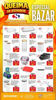 Semar Supermercado - Ofertas Bazar  - Pré-Visualização do folheto da loja Semar Supermercado, válido de 17.02.2026