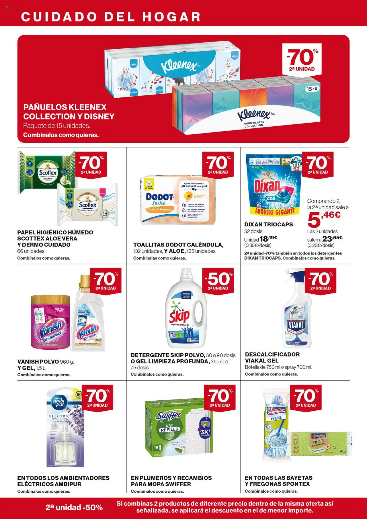 Nuevas ofertas de El Corte Inglés válidas en toda la República Mexicana desde el 31.07.2025. ¡Encuentra las mejores ofertas en El Corte Inglés - Catálogo Nuestros Mejores Precios! | Página: 27 | Productos: Papel higiénico, Botella, Mopa, Polvo