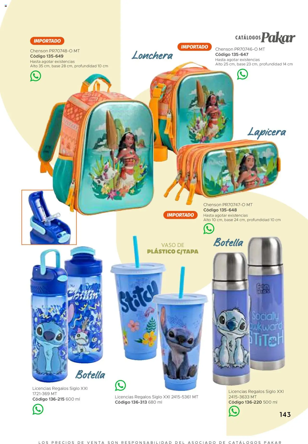 Nuevas ofertas de SC Pakar válidas en toda la República Mexicana desde el 24.07.2025. ¡Encuentra las mejores ofertas en SC Pakar - Catálogo Nina otoño / invierno! | Página: 143 | Productos: Botella