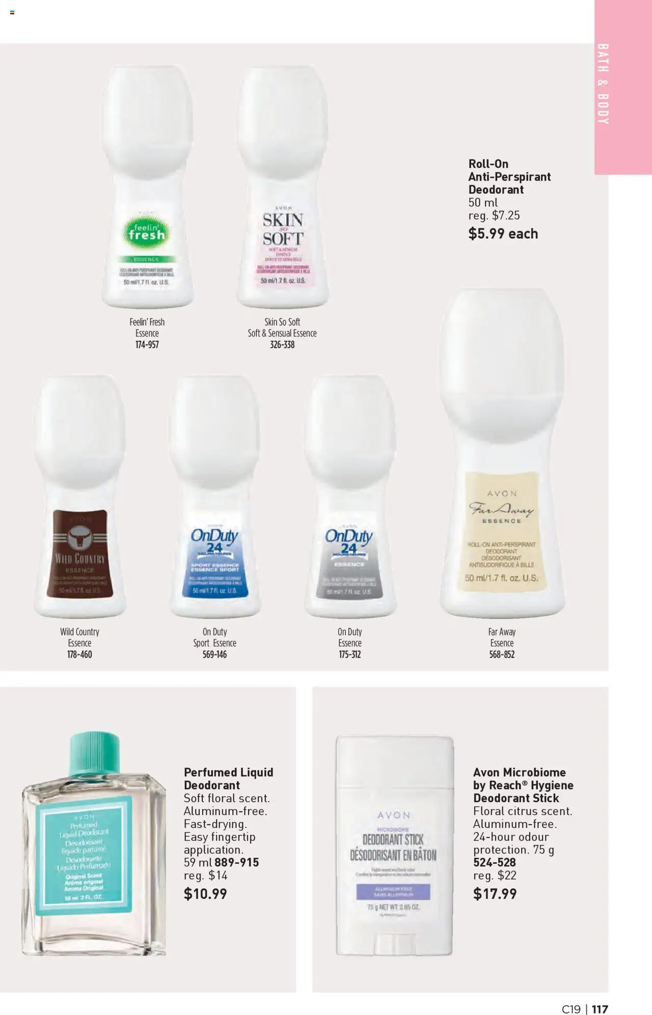 Avon flyer valid from 11.09.2025 | Page: 117 | Products: Deodorant, Antiperspirant, Bath