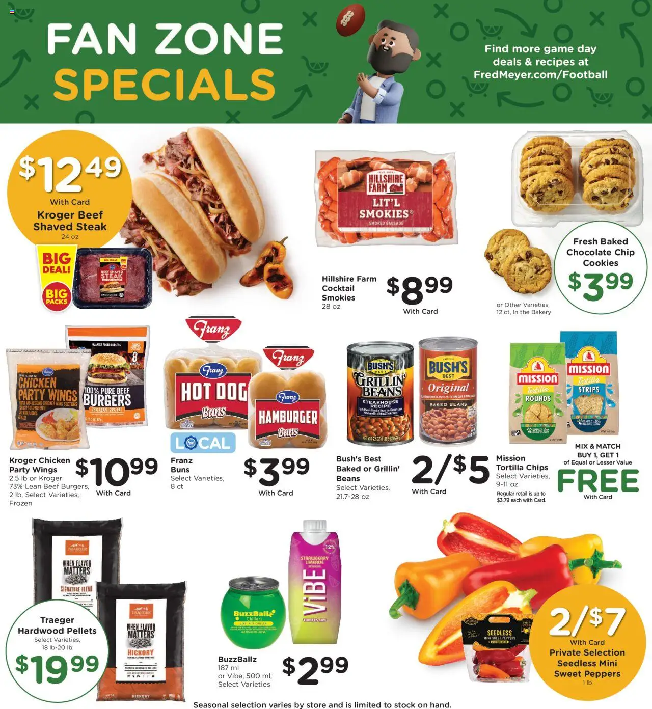 Fred Meyer Weekly Ad - valid from 22.10.2025 | Page: 12 | Products: Chocolate, Beef, Lime, Game
