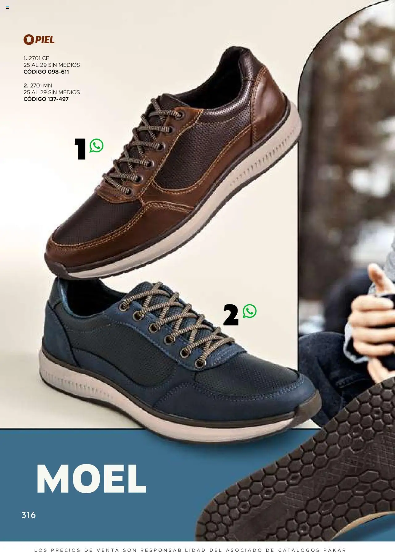 Nuevas ofertas de SC Pakar válidas en toda la República Mexicana desde el 24.07.2025. ¡Encuentra las mejores ofertas en SC Pakar - Catálogo Hombre otoño / invierno! | Página: 316