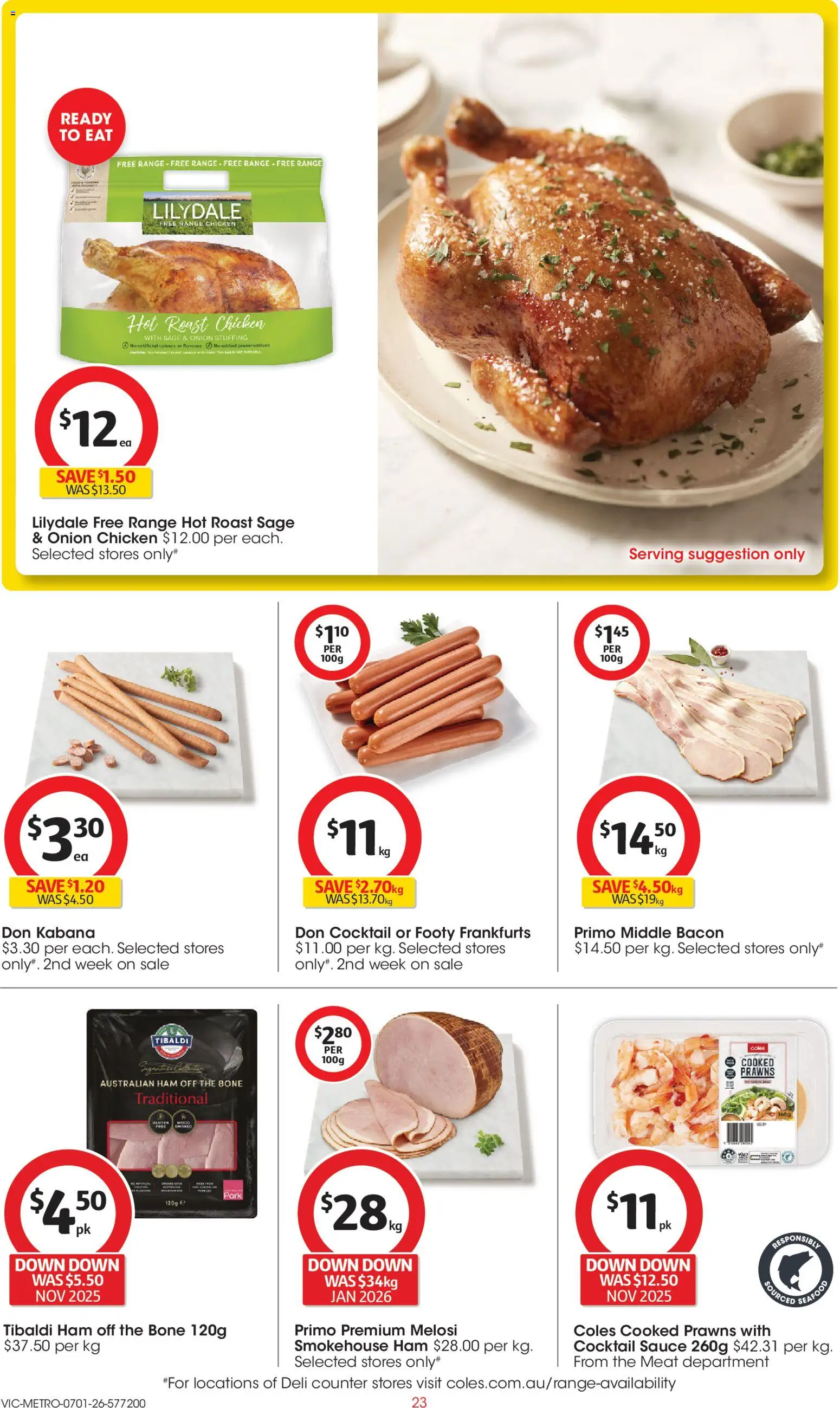 Coles catalogue - valid from 07.01.2026 | Page: 23 | Products: Flour, Wheat, Bakery