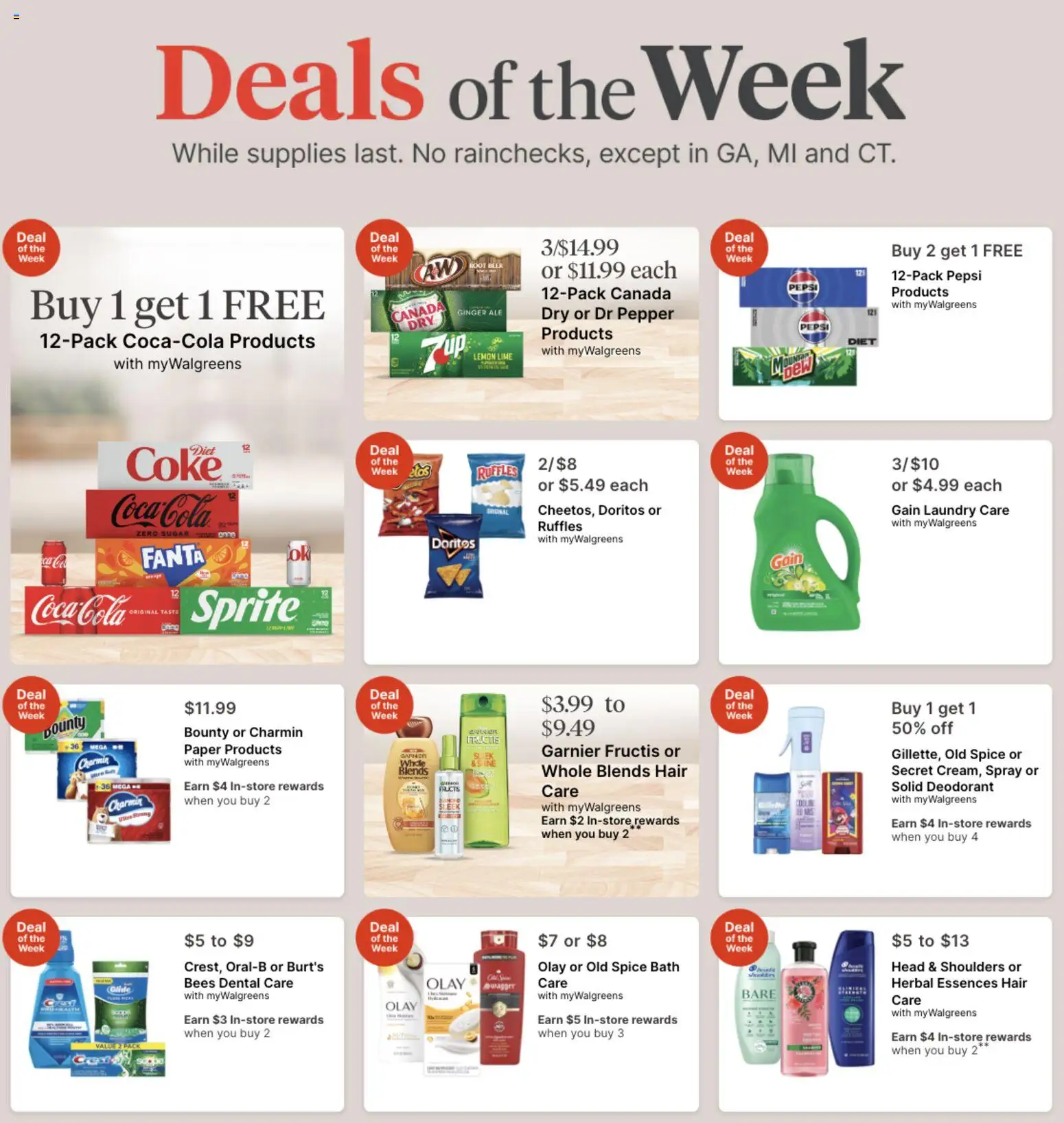 Walgreens Weekly Ad - valid from 19.04.2026 | Page: 1 | Products: Ginger, Sugar, Lemon, Lime