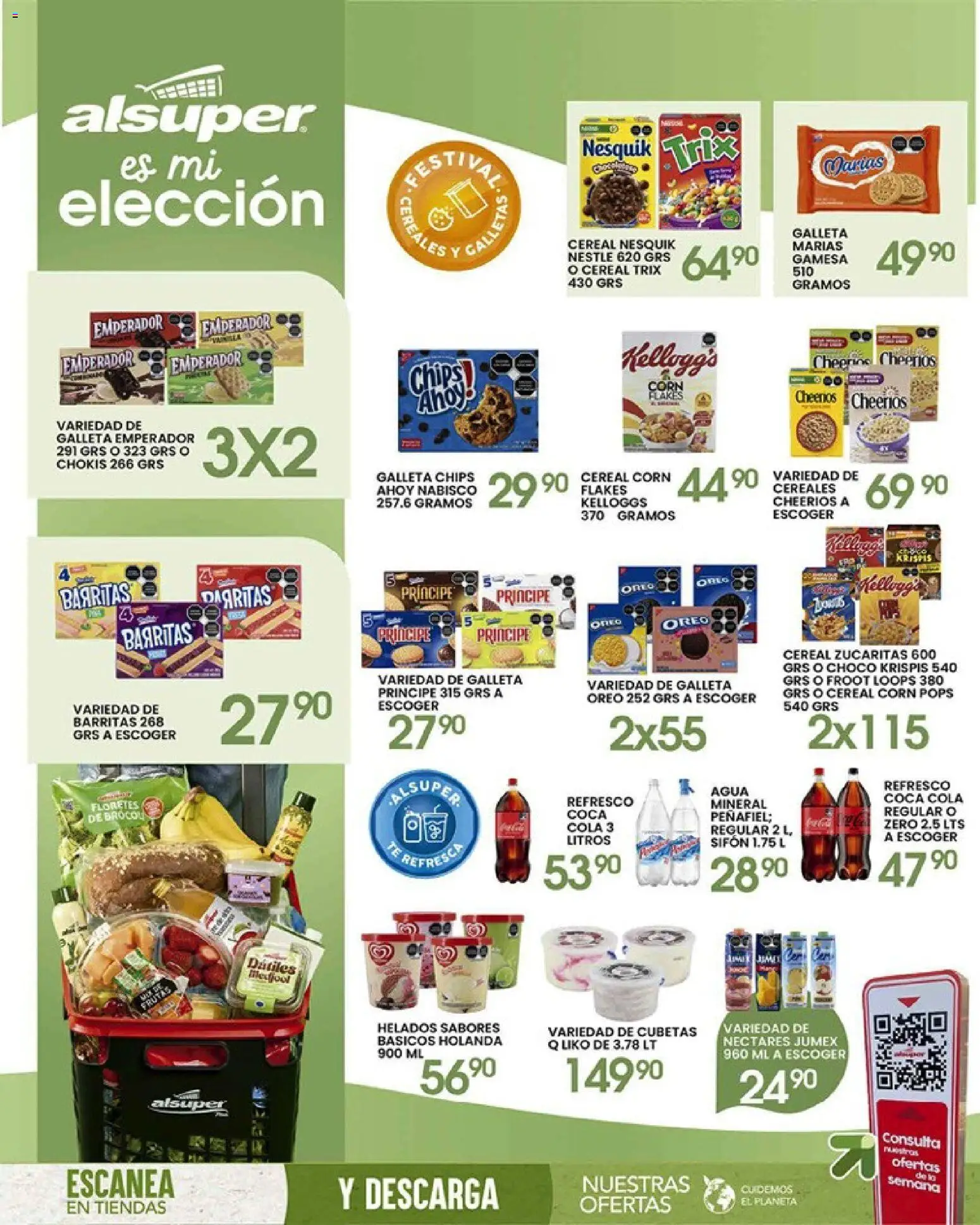 Nuevas ofertas de Alsuper válidas en toda la República Mexicana desde el 07.04.2026. ¡Encuentra las mejores ofertas en Alsuper folleto Chihuahua-Ciudad! | Página: 8 | Productos: Refresco, Agua, Cereales, Té
