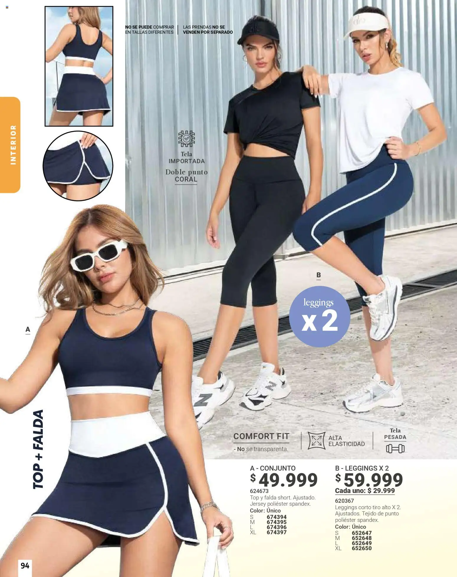 Carmel revista - valida desde el 01.03.2026 | Página: 94 | Productos: Falda, Top, Conjunto