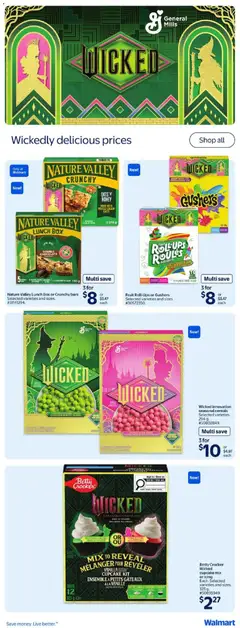 Preview of Walmart weekly flyer from shop Walmart valid from 23.10.2025 | Page: 20 | Products: Cereals, Box