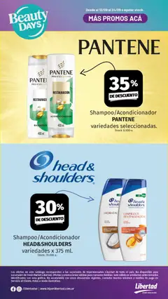 Hipermercado Libertad - Especial Beauty Days │ válido desde el 12.09.2025 | Página: 5 | Productos: Aceite, Shampoo, Acondicionador