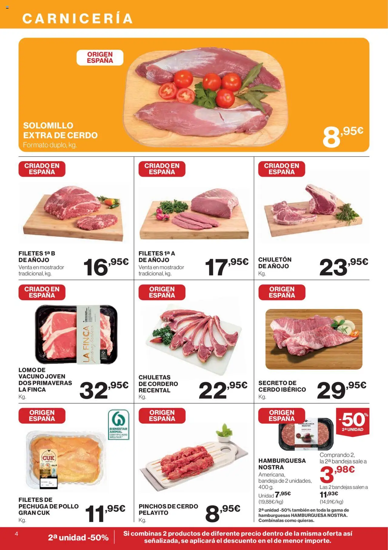 Nuevas ofertas de El Corte Inglés válidas en toda la República Mexicana desde el 14.08.2025. ¡Encuentra las mejores ofertas en El Corte Inglés - Catálogo Nuestros Mejores Precios! | Página: 4 | Productos: Pollo, Bandeja, Cerdo