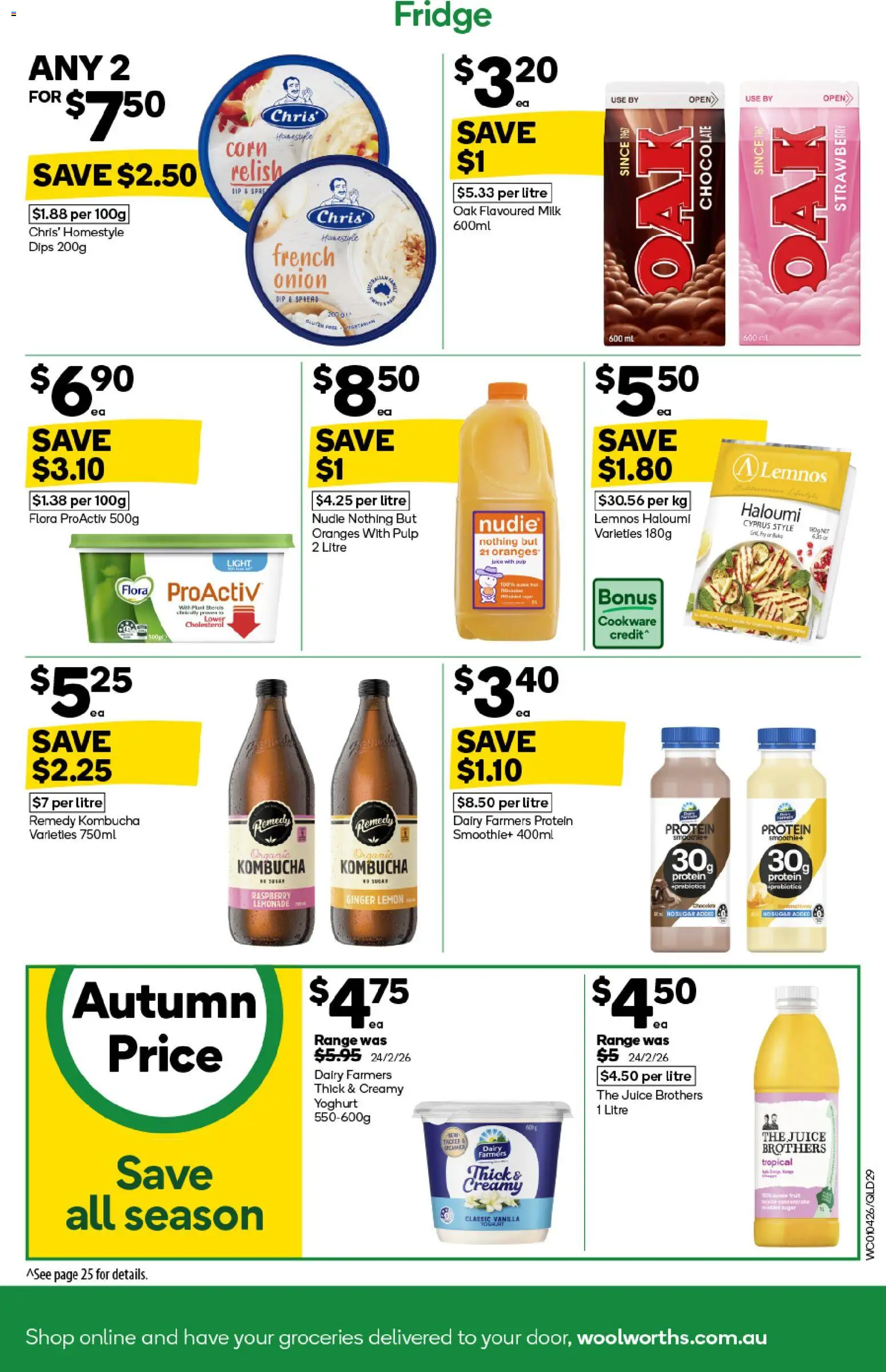 Woolworths catalogue - valid from 01.04.2026 | Page: 29 | Products: Plant, Yoghurt, Chocolate, Fridge