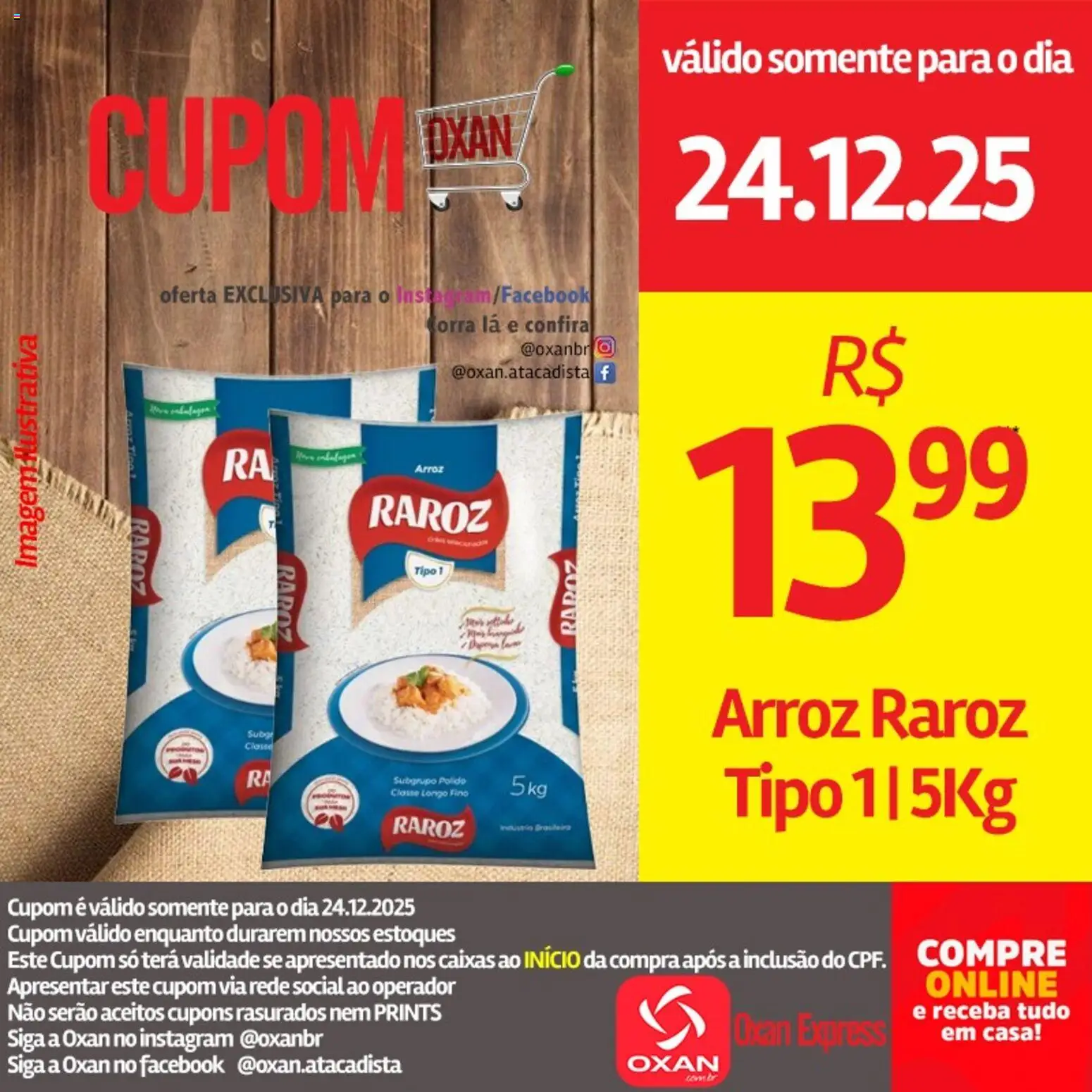 Oxan Atacadista Folheto - válido de 24.12.2025 | Página: 10 | Produtos: Arroz