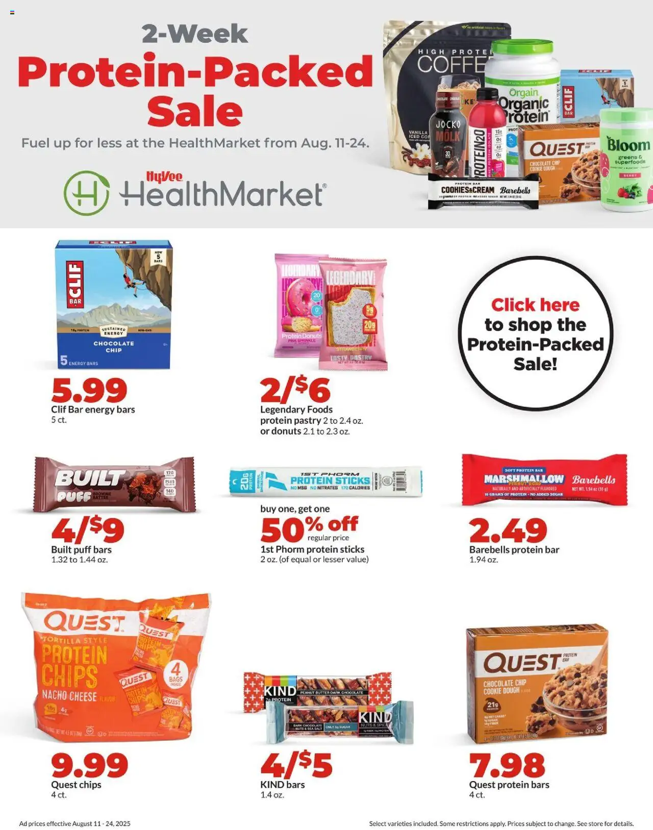 HyVee Weekly Ad - valid from 11.08.2025 | Page: 33 | Products: Chips, Nuts, Sugar, Chocolate Chip