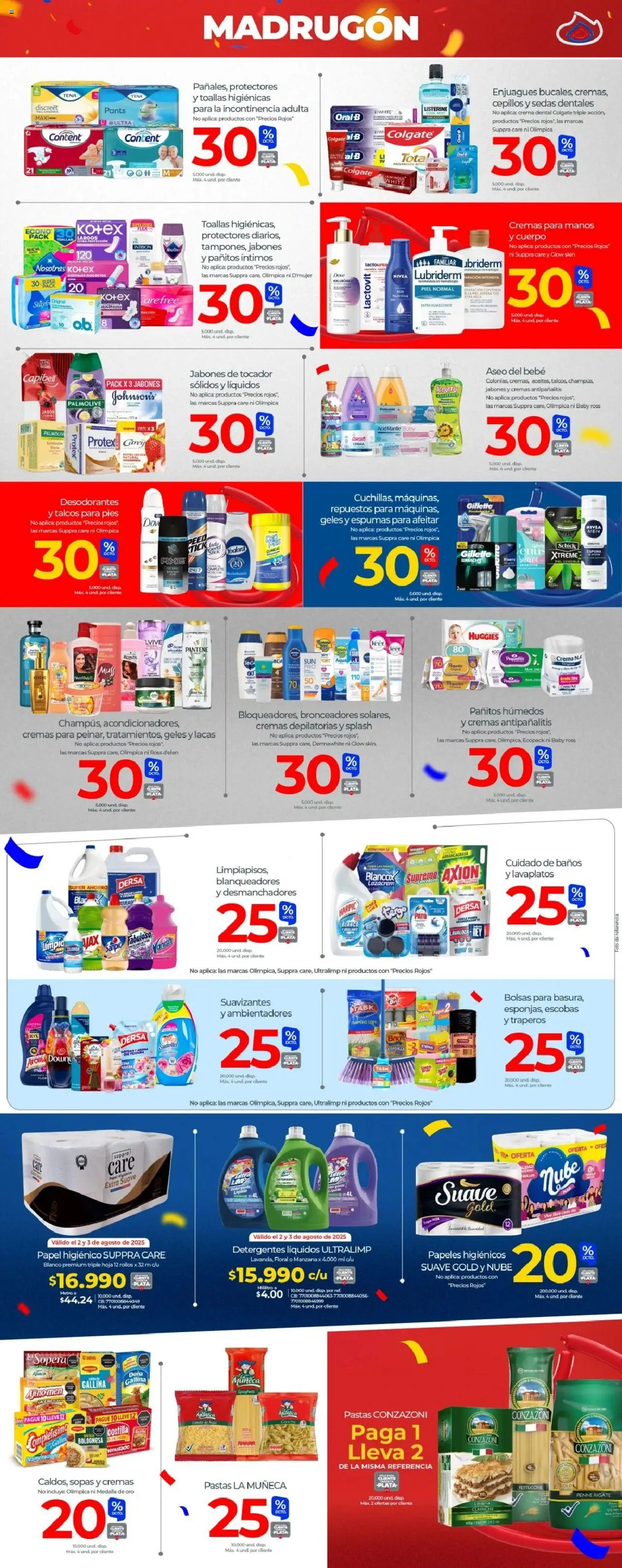 Olímpica revista - valida desde el 02.08.2025 | Página: 2 | Productos: Espuma, Crema, Mermelada, Jabón