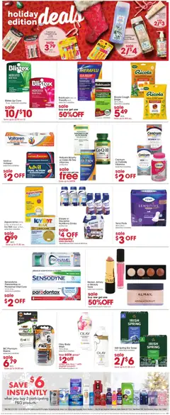 Preview of Giant Eagle weekly ads valid from 11.12.2025 | Page: 7 | Products: Magnesium, Table, Pads, Bar Soap