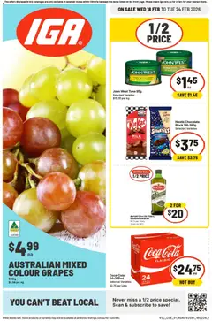 Preview of IGA Catalogue VIC - valid from 18.02.2026