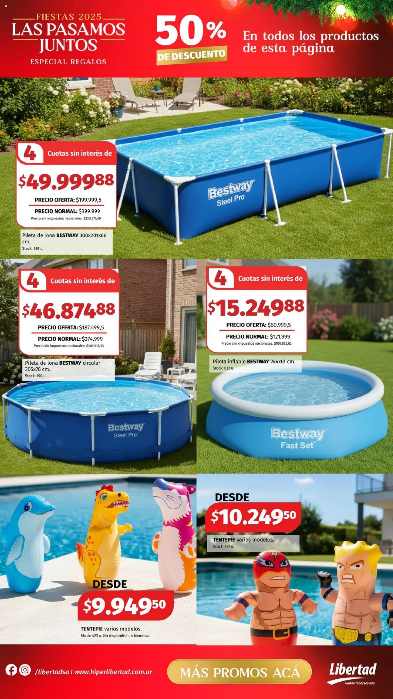 Hipermercado Libertad - Especial Regalos │ válido desde el 04.12.2025 | Página: 13 | Productos: Lona, Pileta