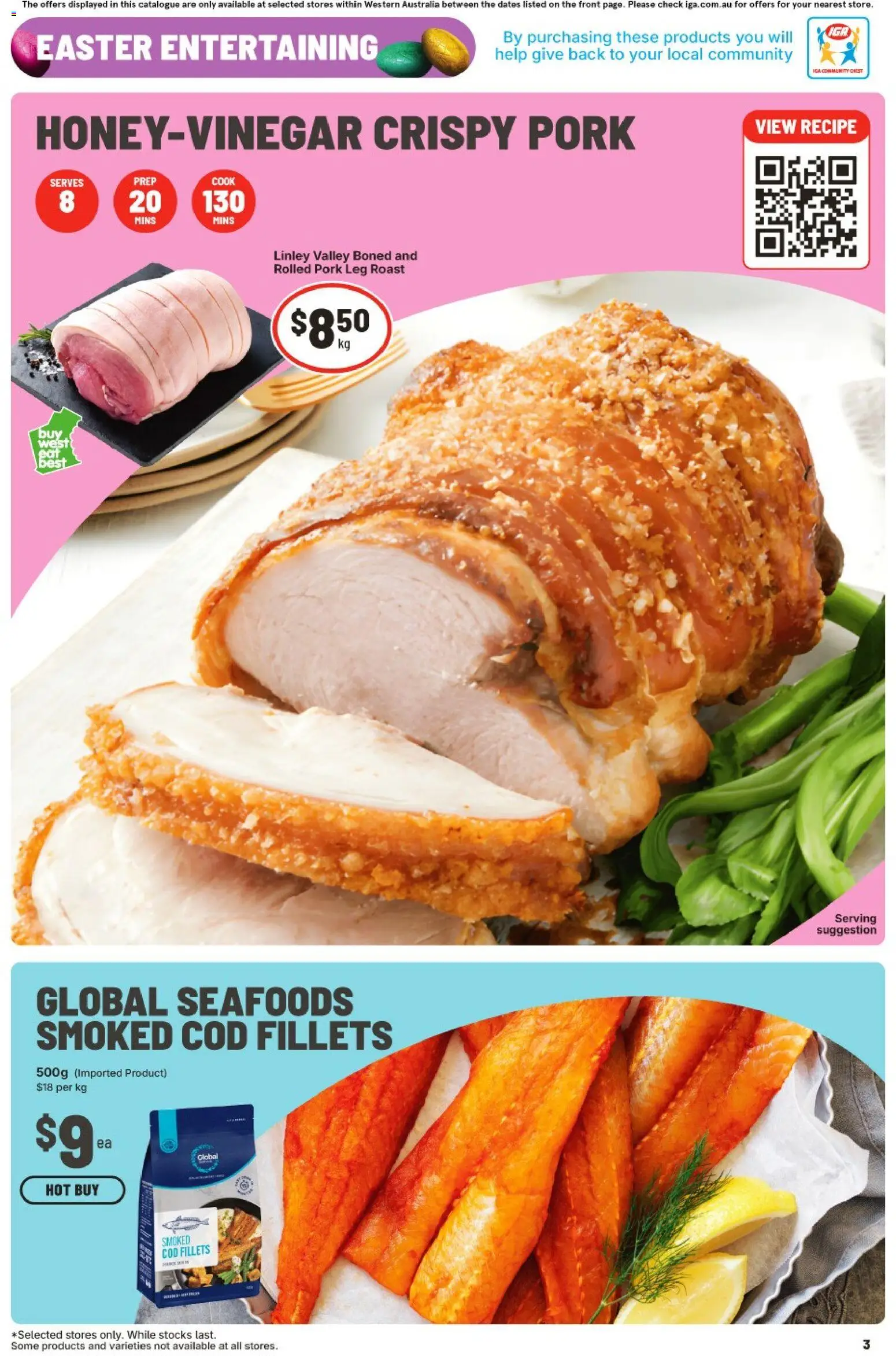 IGA catalogue - valid from 25.03.2026 | Page: 3 | Products: Pork