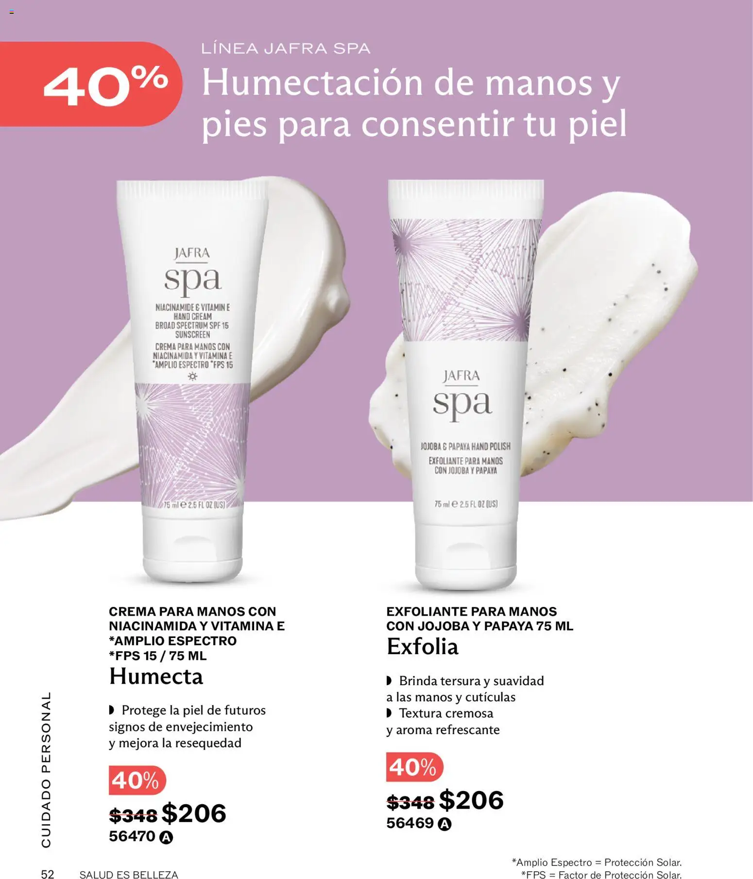 Nuevas ofertas de JAFRA válidas en toda la República Mexicana desde el 01.01.2026. ¡Encuentra las mejores ofertas en JAFRA catálogo! | Página: 52