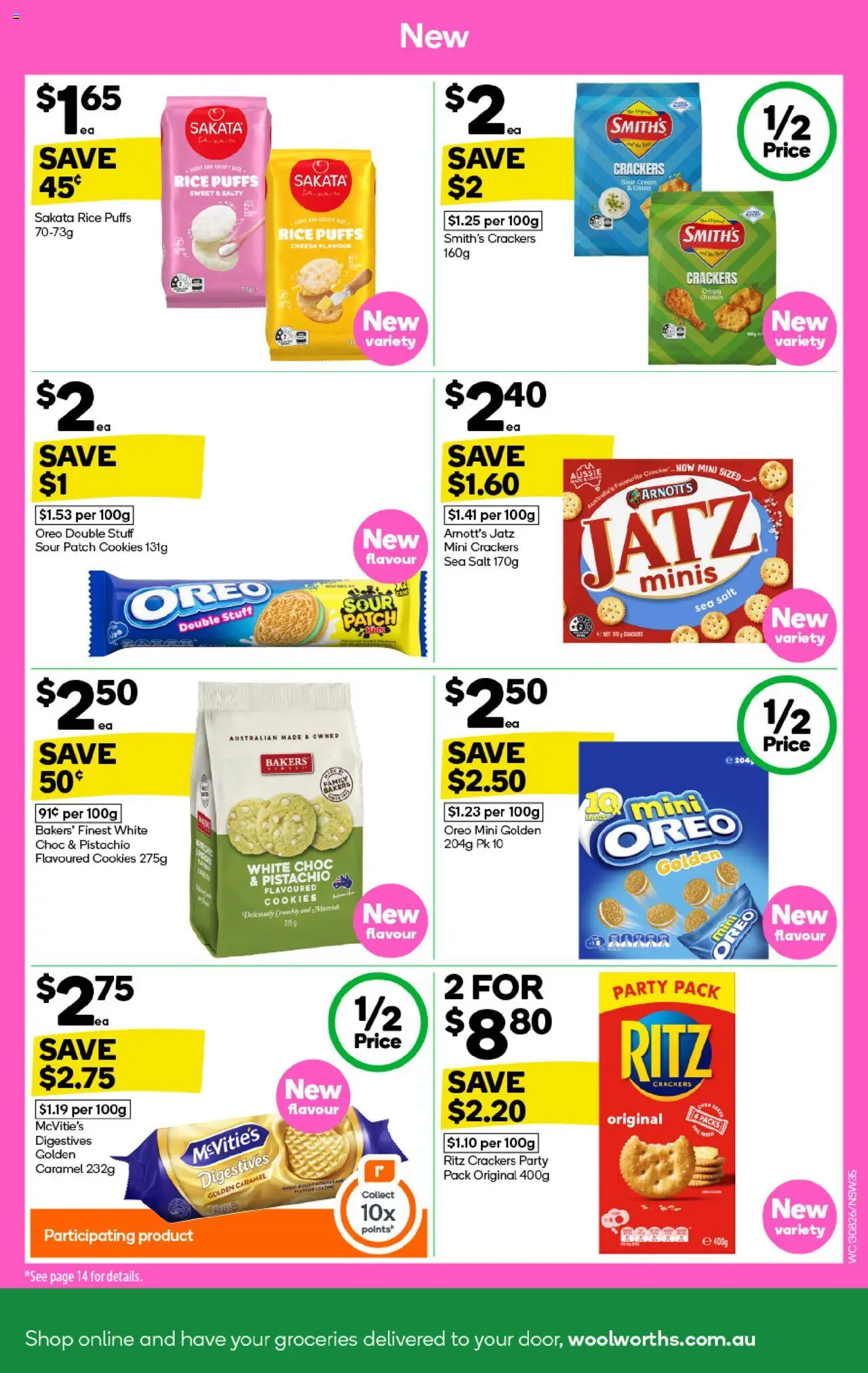 Woolworths catalogue - valid from 27.08.2025 | Page: 35 | Products: Crackers, Rice, Cream, Salt