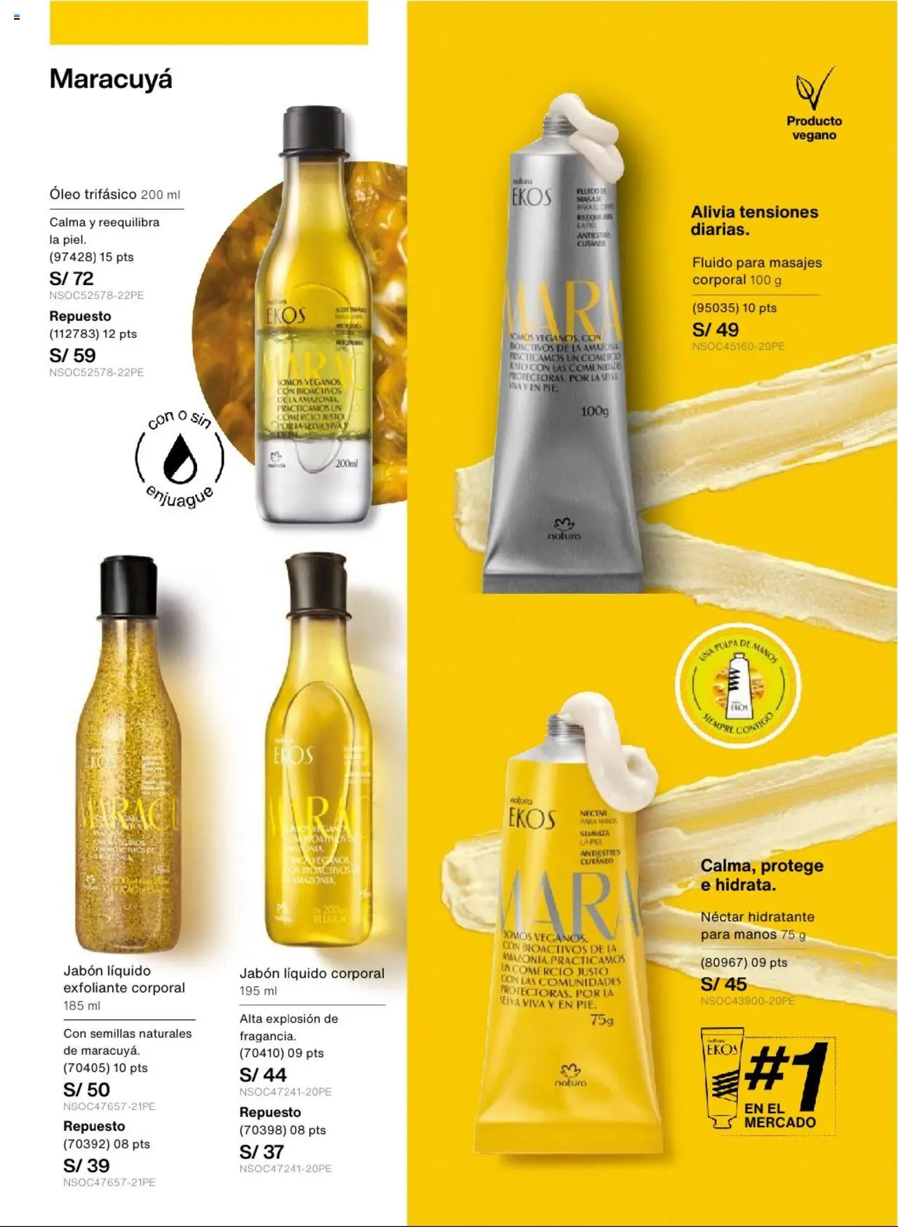 Catálogo Natura válido desde 03.09.2025 | Página: 109 | Productos: Exfoliante, Jabón, Té