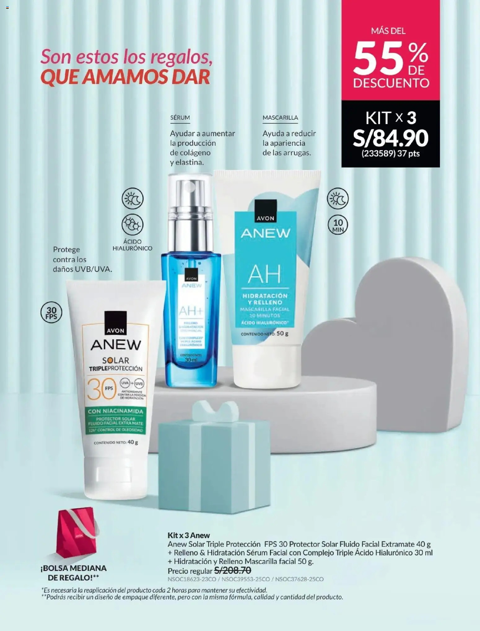 Catálogo Avon válido desde 01.02.2026 | Página: 26 | Productos: Protector solar, Empaque