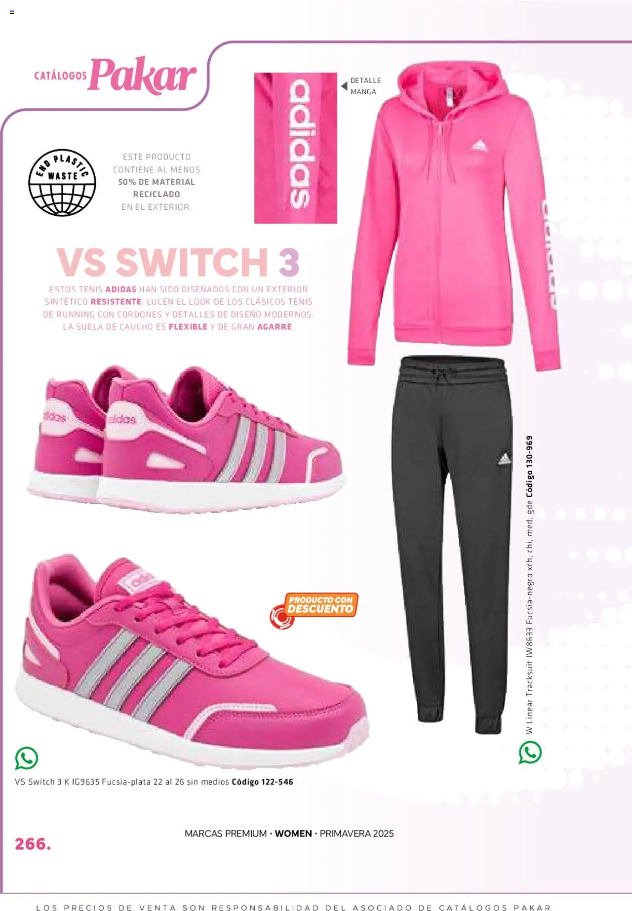 Nuevas ofertas de SC Pakar válidas en toda la República Mexicana desde el 06.03.2025. ¡Encuentra las mejores ofertas en SC Pakar catálogo Women! | Página: 266 | Productos: Tenis, Manga, Flexible, Cordones