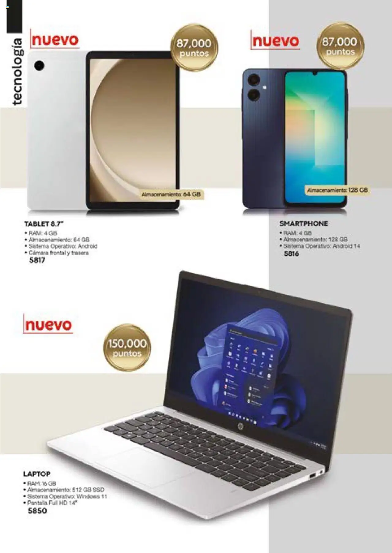 Nuevas ofertas de Fuller válidas en toda la República Mexicana desde el 13.06.2025. ¡Encuentra las mejores ofertas en Fuller catálogo Puntos! | Página: 34 | Productos: Tablet, Cámara, Smartphone
