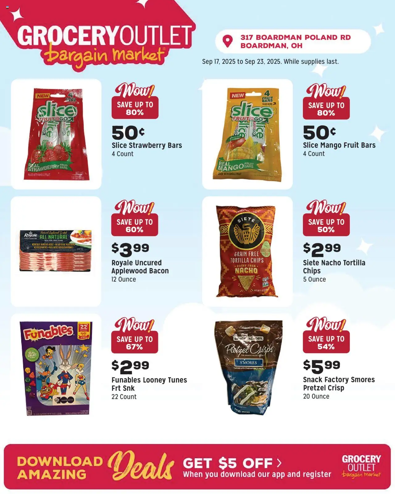 Grocery Outlet Weekly Ad - OH - valid from 17.09.2025 | Page: 2 | Products: Pork, Chips, Mango