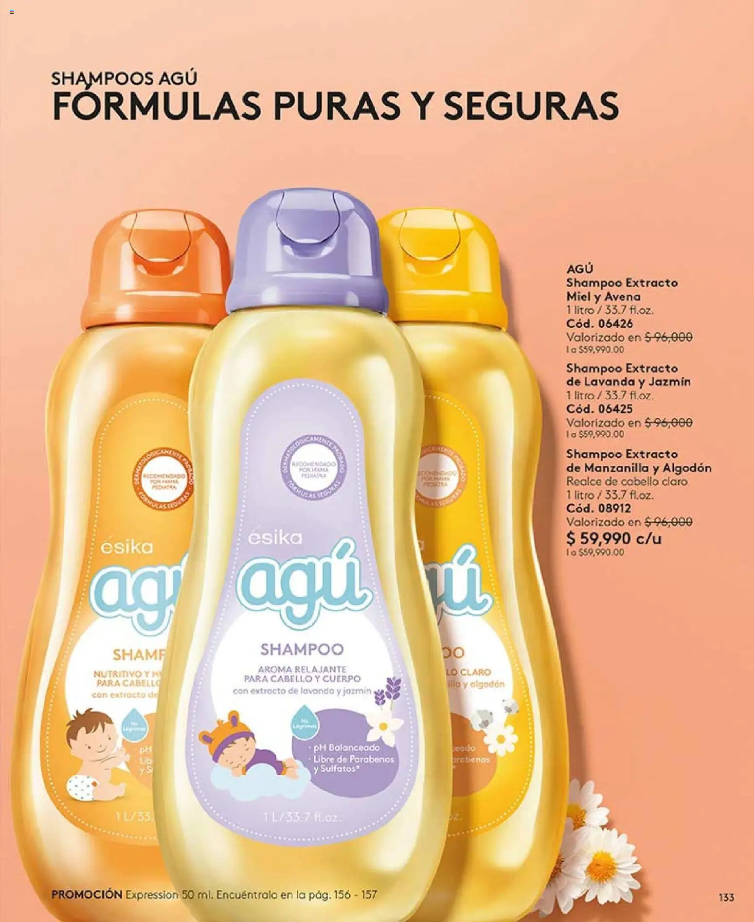 Ésika revista - valida desde el 03.11.2025 | Página: 145 | Productos: Algodón, Avena, Shampoo