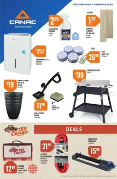 Preview of Canac weekly flyer from shop Canac valid from 24.07.2025
