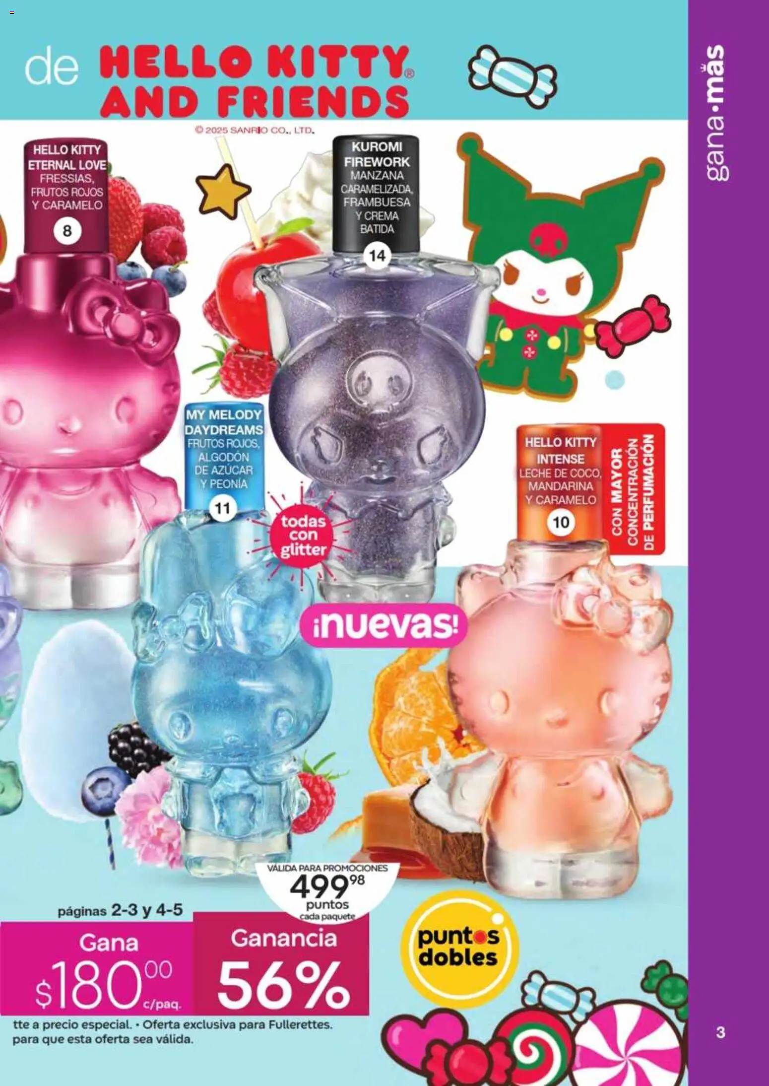 Nuevas ofertas de Fuller válidas en toda la República Mexicana desde el 12.11.2025. ¡Encuentra las mejores ofertas en Fuller Revista Gana Más C16! | Página: 3 | Productos: Azúcar, Crema, Manzana, Glitter