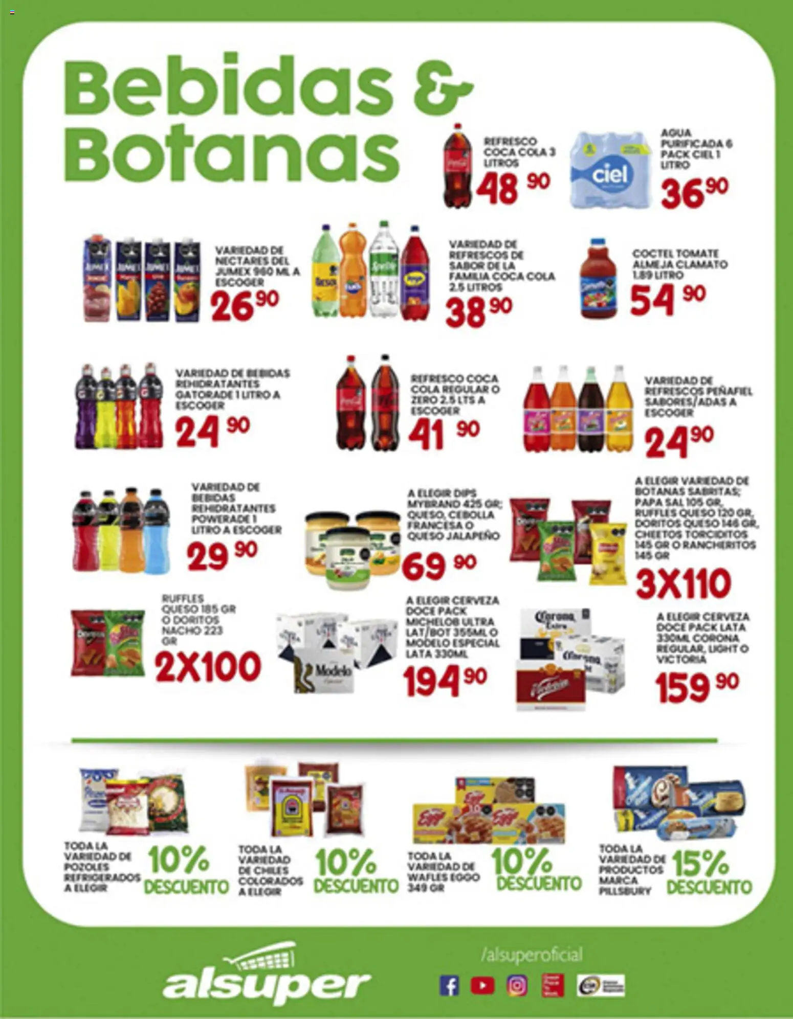 Nuevas ofertas de Alsuper válidas en toda la República Mexicana desde el 02.01.2026. ¡Encuentra las mejores ofertas en Alsuper folleto Durango! | Página: 3 | Productos: Cebolla, Papa, Sal, Tomate