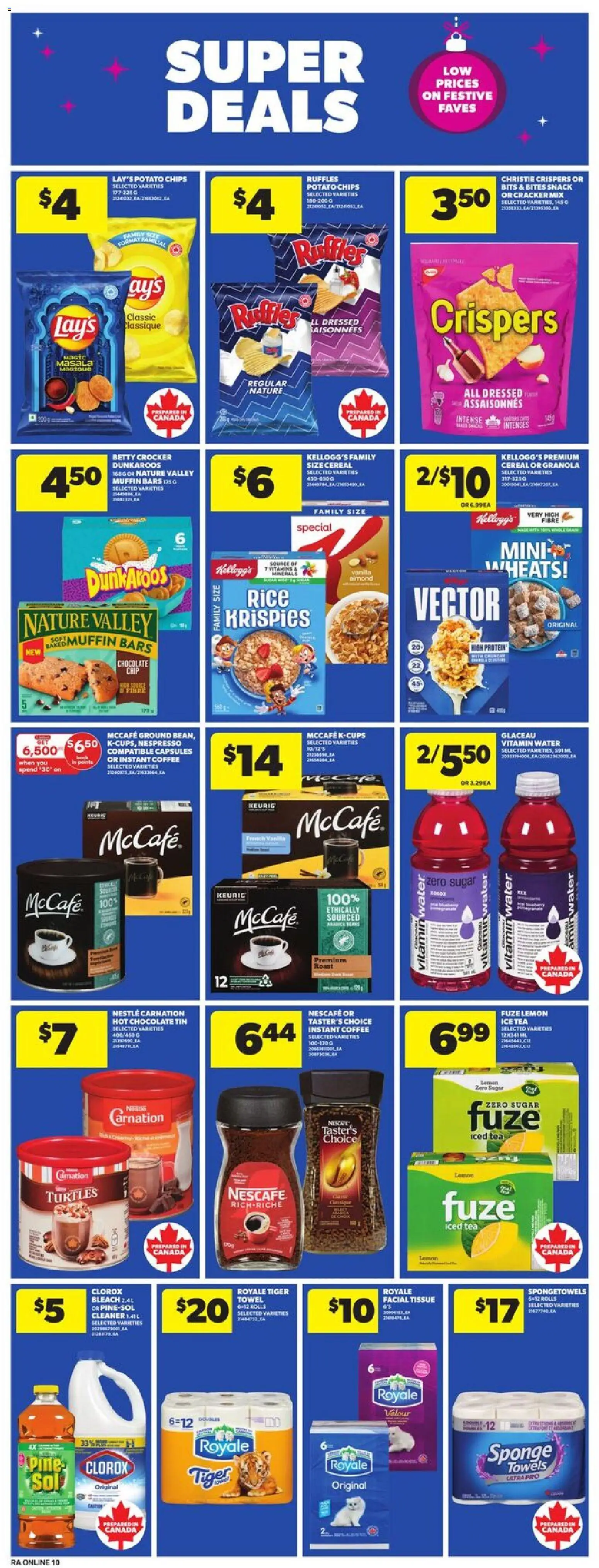 Atlantic Superstore flyer valid from 11.12.2025 | Page: 21 | Products: Rice, Chips, Coffee, Chocolate