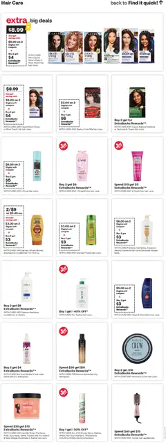 Preview of CVS Pharmacy weekly ads valid from 29.03.2026 | Page: 12 | Products: Shampoo, Conditioner, Watch