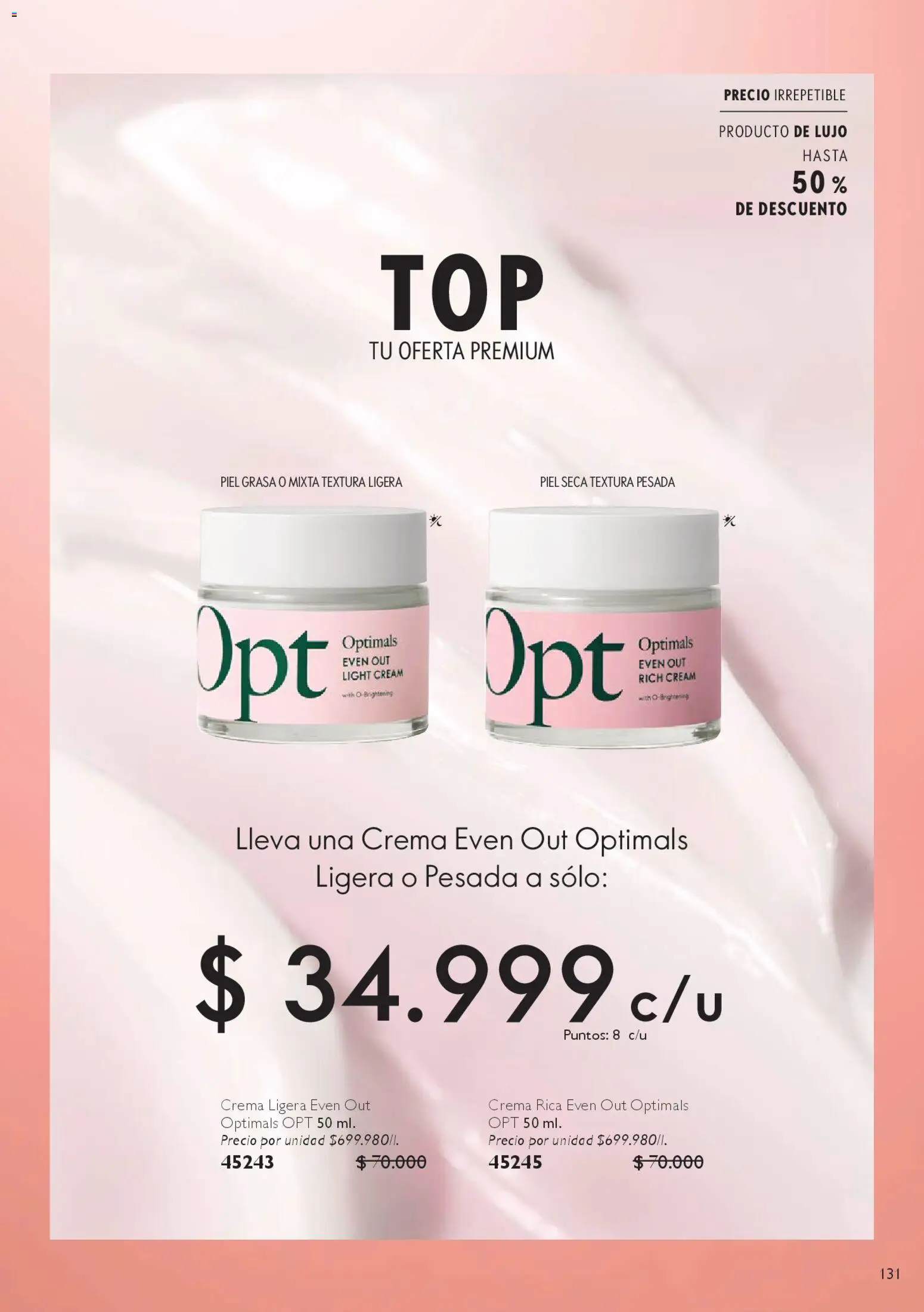 Oriflame revista - valida desde el 27.12.2025 | Página: 131 | Productos: Crema