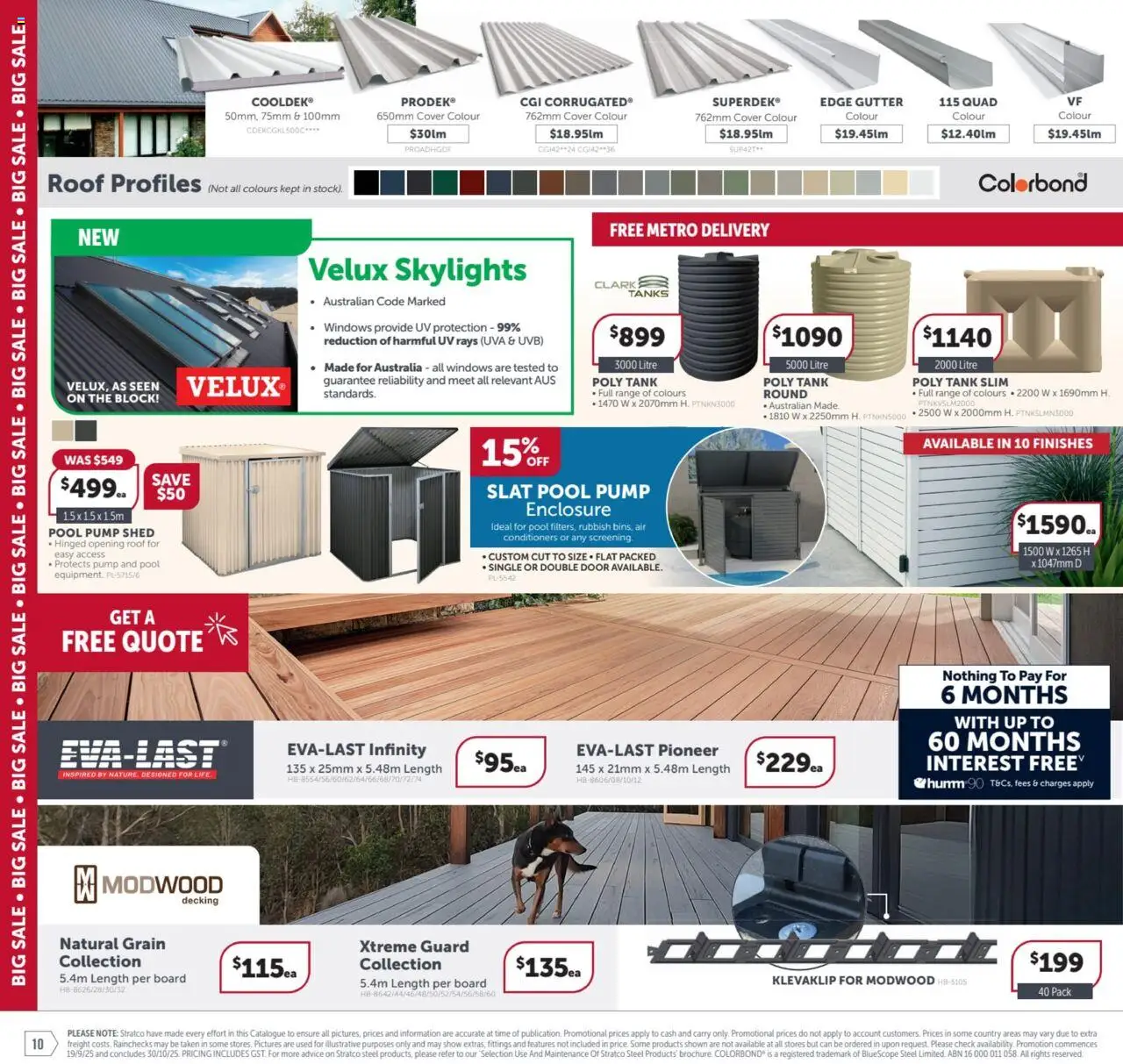 Stratco catalogue - valid from 19.09.2025 | Page: 10 | Products: Door, Decking, Shed
