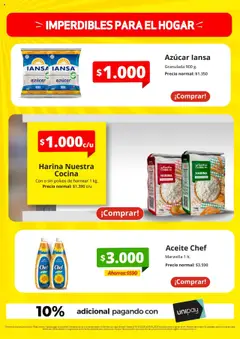 Unimarc Ofertas válido desde el 01.10.2025 | Página: 11 | Productos: Cocina, Harina, Azucar, Aceite