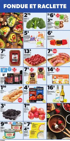 Preview of Provigo weekly flyer / circulaire from shop Provigo valid from 22.01.2026 | Page: 6 | Products: Beef, Milk, Pork, Apples