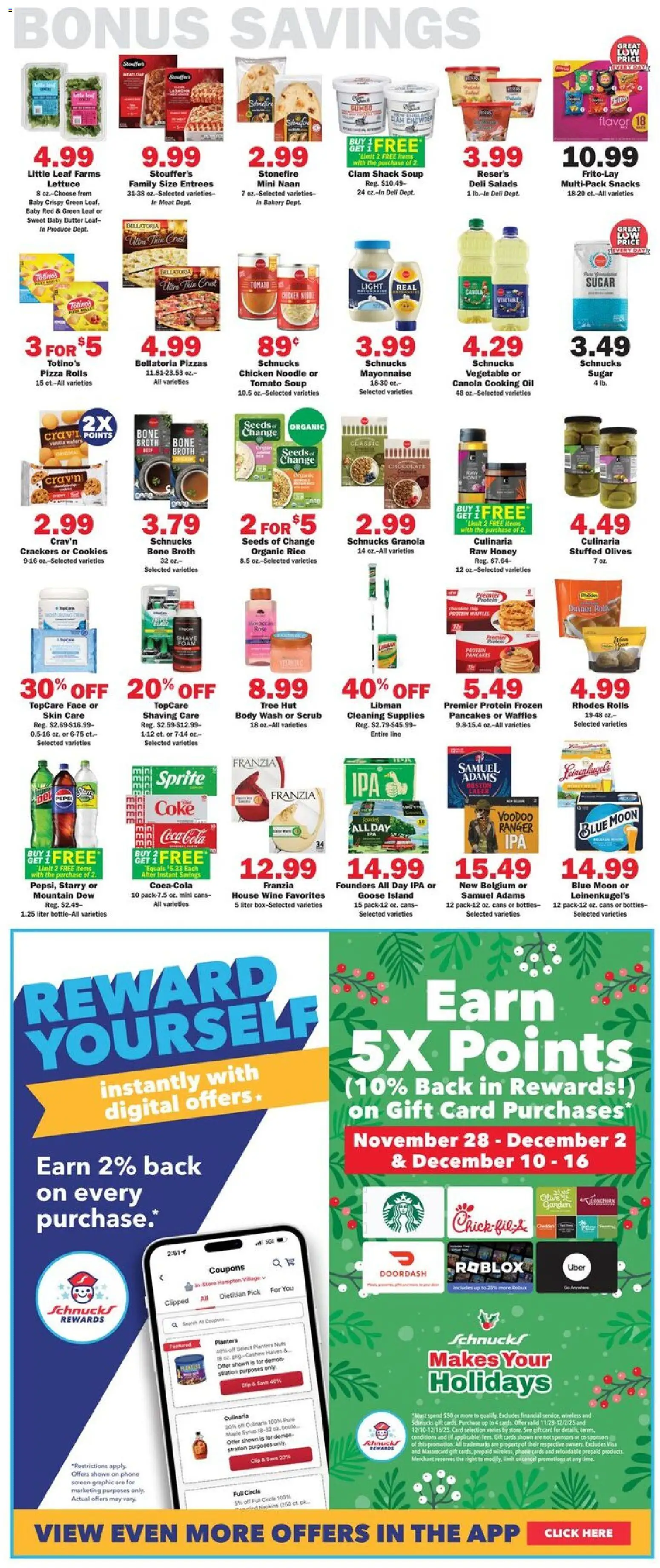 Schnucks Weekly Print Ad - IL - valid from 28.11.2025 | Page: 3 | Products: Oil, Wine, Cookies, Body Wash