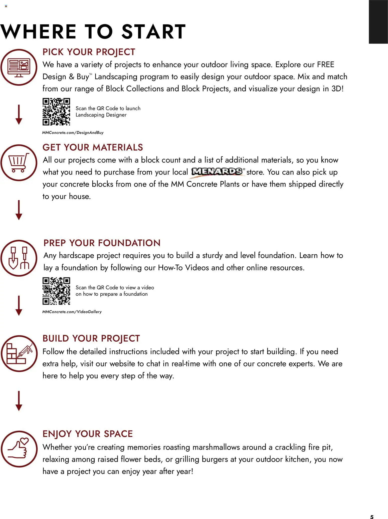 Menards Outdoor Catalog - valid from 02.04.2026 | Page: 5 | Products: Foundation, Video