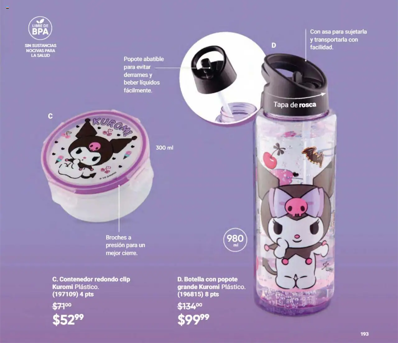 Nuevas ofertas de AVON válidas en toda la República Mexicana desde el 09.08.2025. ¡Encuentra las mejores ofertas en AVON - Casa & Estilo 13 2025! | Página: 195 | Productos: Contenedor, Botella
