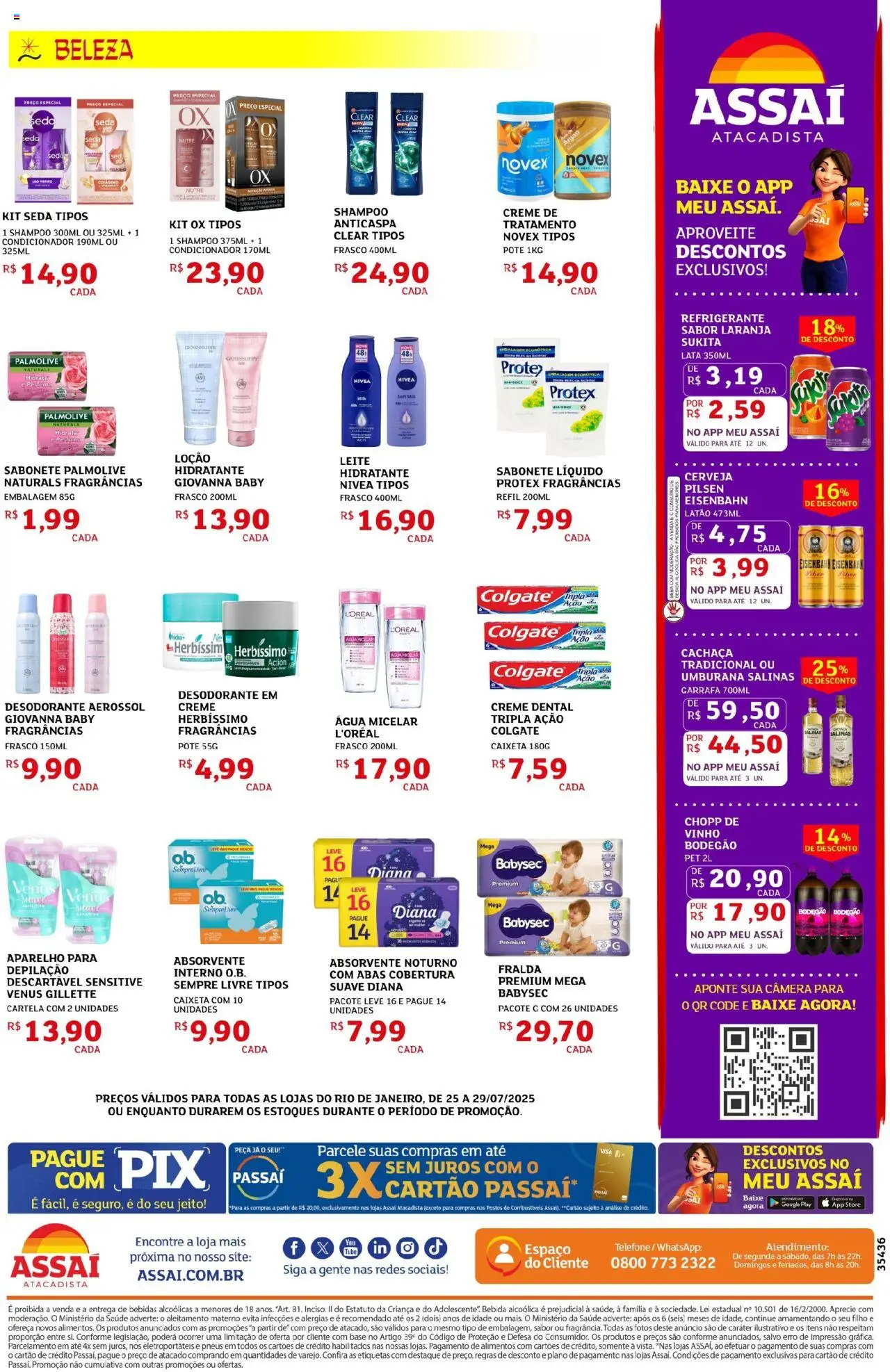Assaí Atacadista Folheto - válido de 25.07.2025 | Página: 4 | Produtos: Vinho, Pneus, Base, Creme
