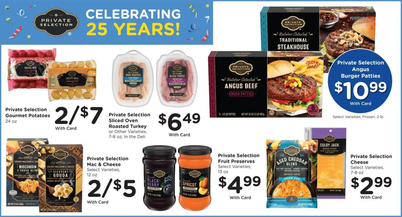 Kroger Weekly Ad - valid from 08.10.2025 | Page: 6 | Products: Cheese, Beef, Potatoes, Oven