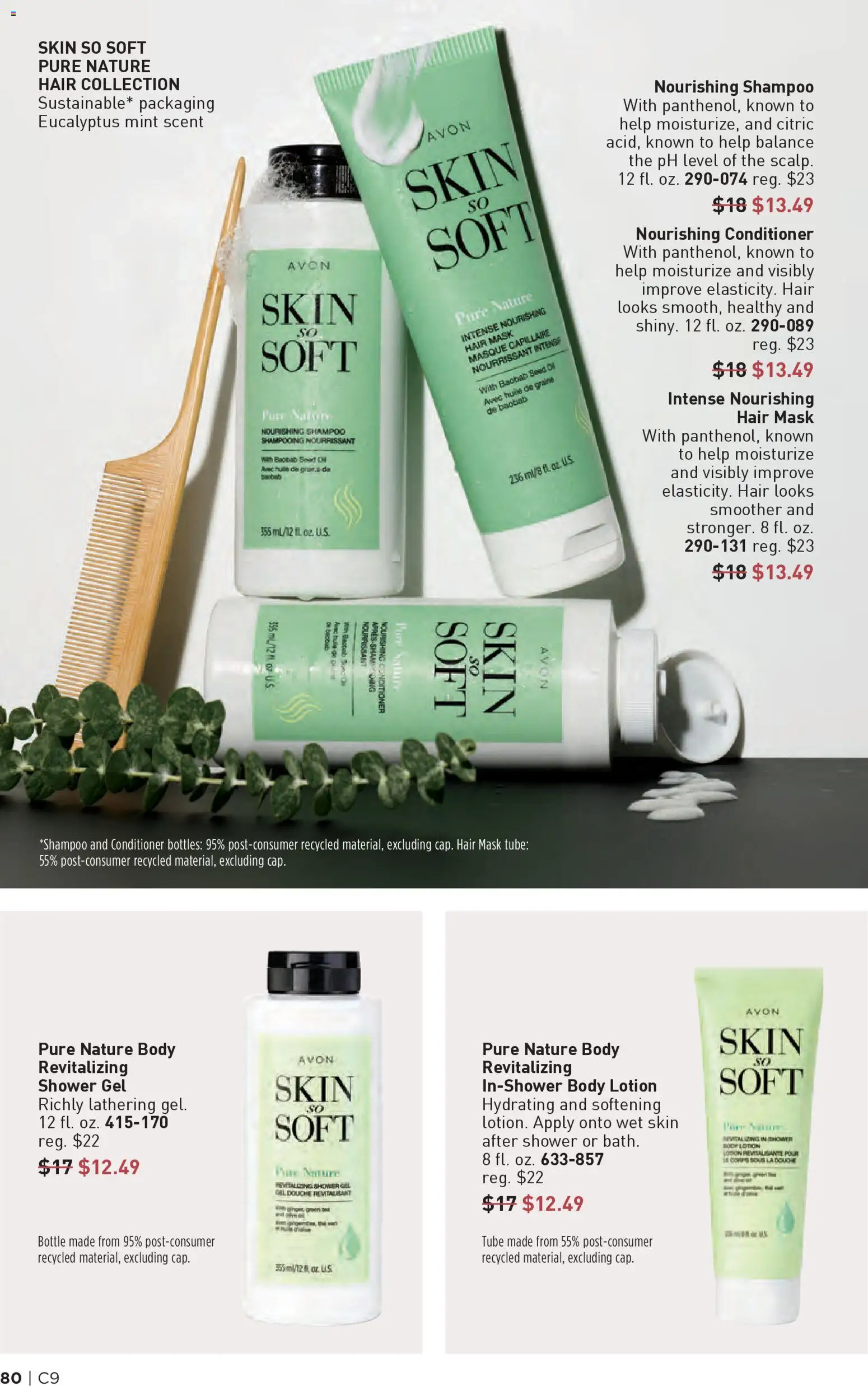 Avon Brochure - valid from 22.04.2026 | Page: 80 | Products: Shower, Shampoo, Conditioner, Mask